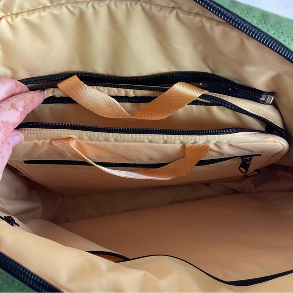 Puma Green Messenger Large Bag with Black and Yellow Accents - Picture 10 of 17